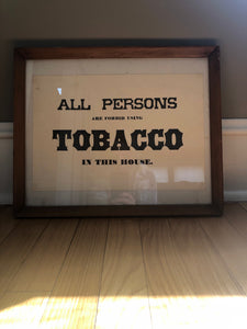 No Smoking Sign